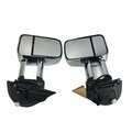 Trailfx MIRRORS Replacement 6 Inch Width x 1212 Inch Height Dual Mirrors Extends 233 Inch GM07HEC